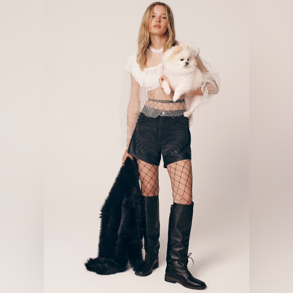 EUC We The Free - Free People Status Quo Chaps Shorts in Whiplash